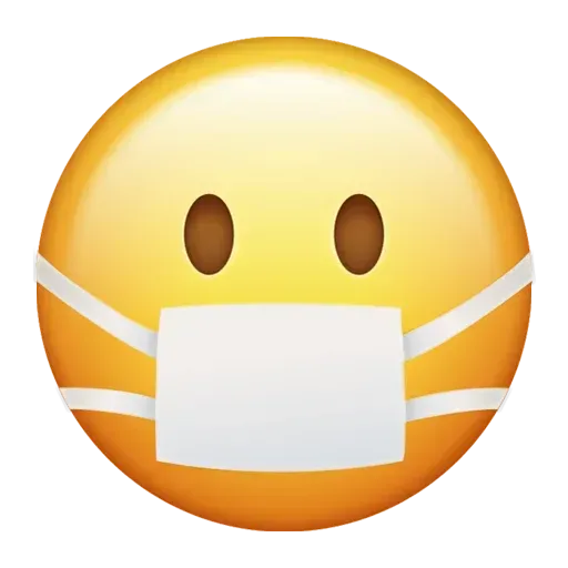Mask emoji - Sticker 27