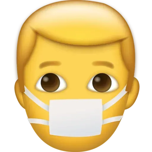 Mask emoji - Sticker 14