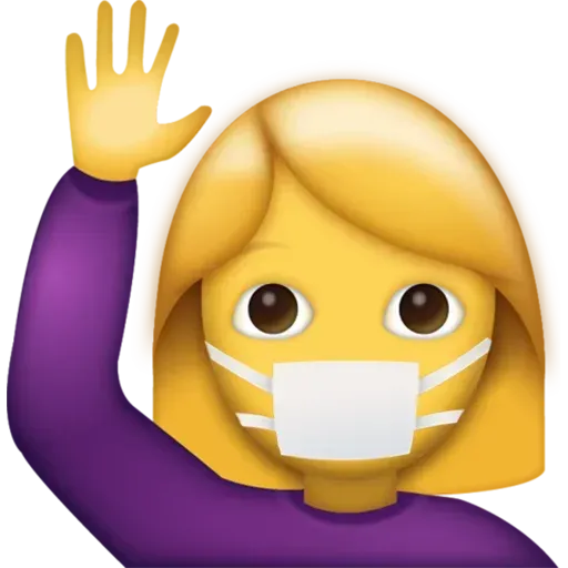Mask emoji - Sticker 12