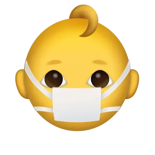 Mask emoji - Sticker 16