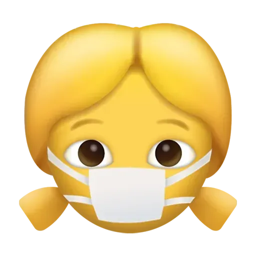 Mask emoji - Sticker 15
