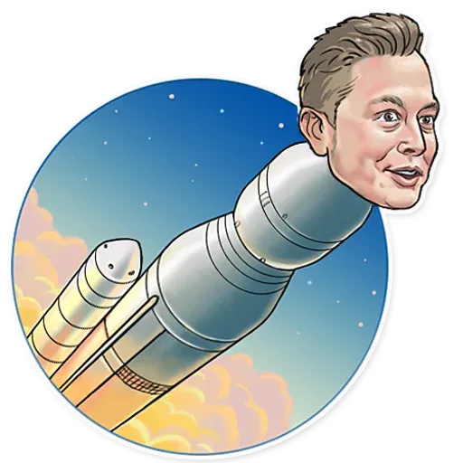 Elon Musk - Sticker 14