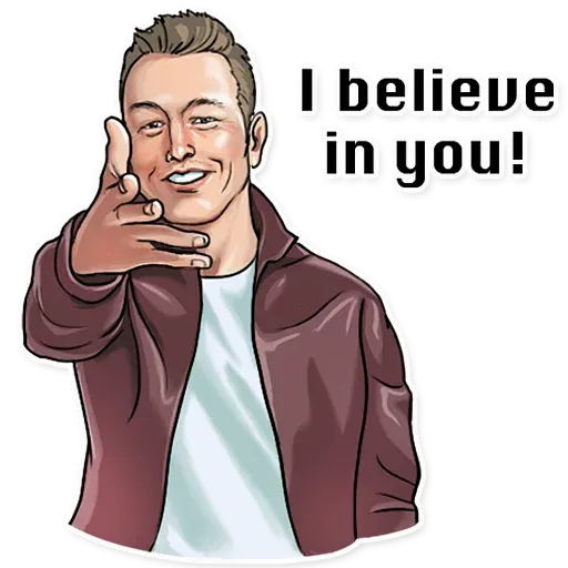 Elon Musk - Sticker 10