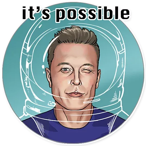 Elon Musk - Sticker 16