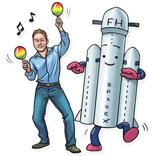 Elon Musk - Sticker 21