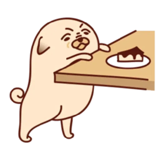 Sundae the Pug - Sticker 13