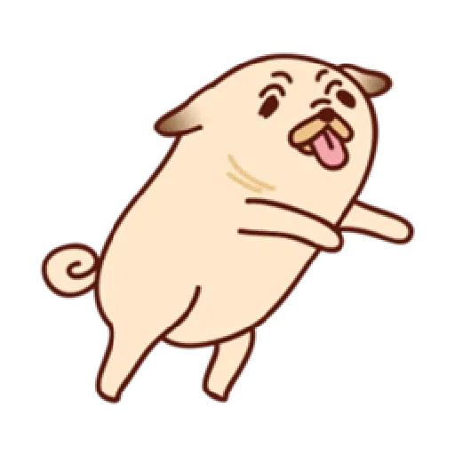 Sundae the Pug - Sticker 12