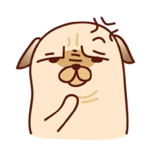Sundae the Pug - Sticker 9