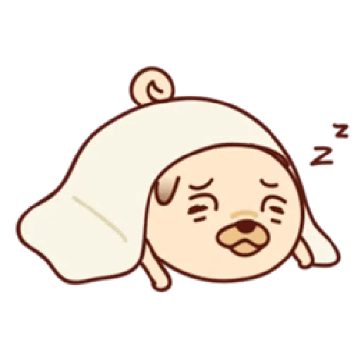 Sundae the Pug - Sticker 11