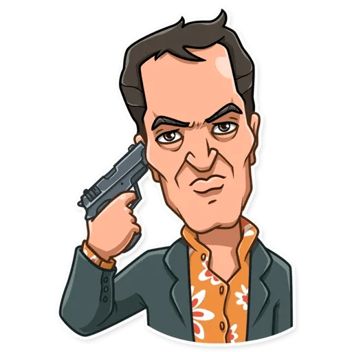 Quentin Tarantino WhatsApp Stickers - Stickers Cloud