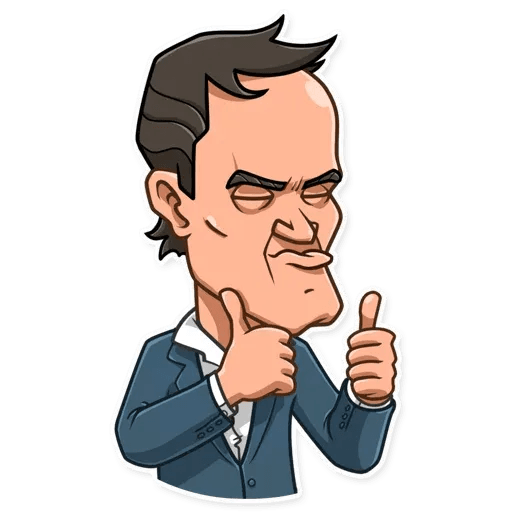 Quentin Tarantino WhatsApp Stickers - Stickers Cloud