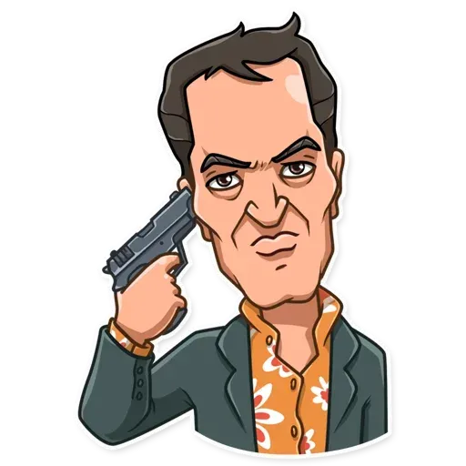 Quentin Tarantino - Sticker 14