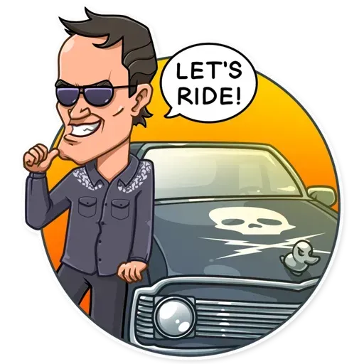 Quentin Tarantino - Sticker 16