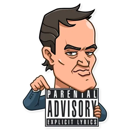 Quentin Tarantino - Sticker 22