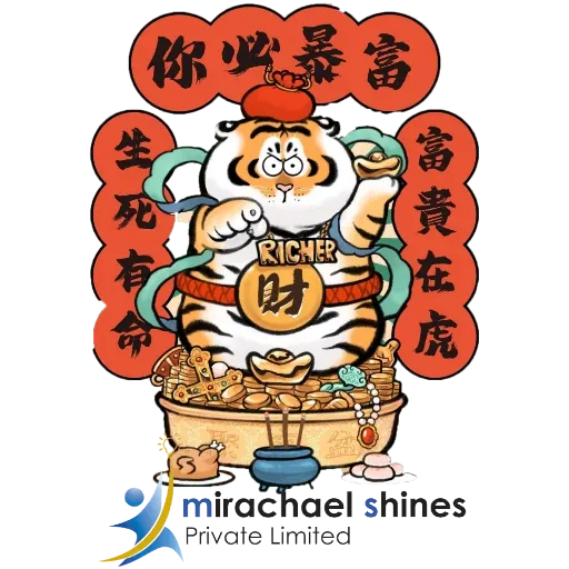 icon tiger - Sticker