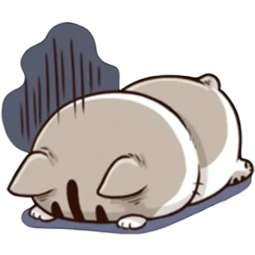 Fat Cat Ami - Sticker 11