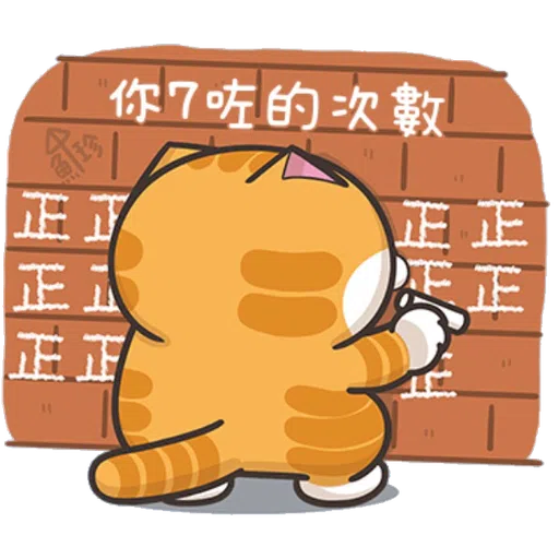 白爛貓粗口版 - Sticker 24