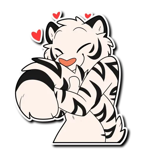 White Tiger - Sticker 13