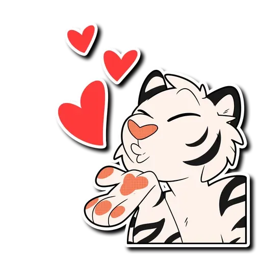 White Tiger - Sticker 11