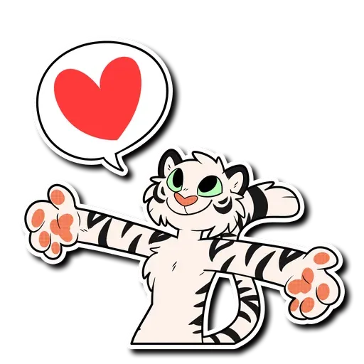White Tiger - Sticker 12