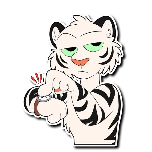 White Tiger - Sticker 10