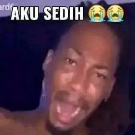 Meme orang hitam - Sticker 20