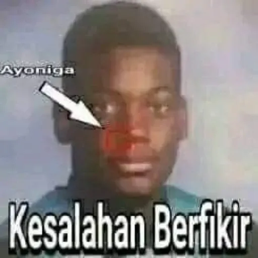 Meme orang hitam - Sticker 10