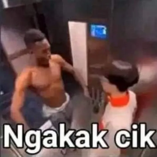 Meme orang hitam - Sticker 11
