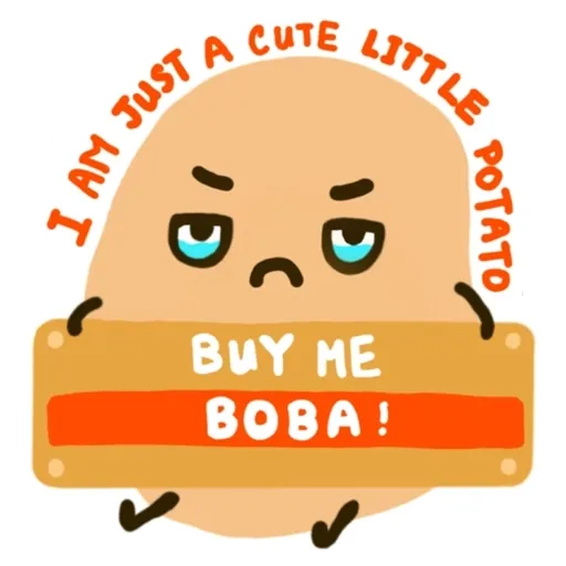 不要逼我 我只是粒小薯🥔😫 - Sticker 10