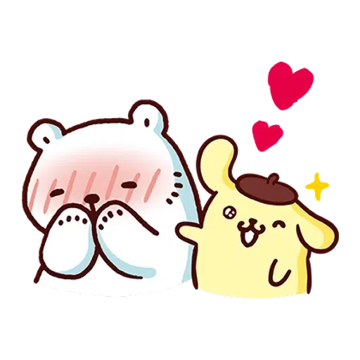 布丁狗×白白日記-2 - Sticker 13