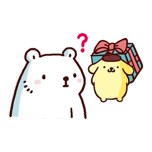 布丁狗×白白日記-2 - Sticker 15