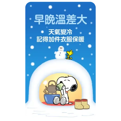 Snoopy 新年大貼圖 (史努比, CNY) - Sticker 12