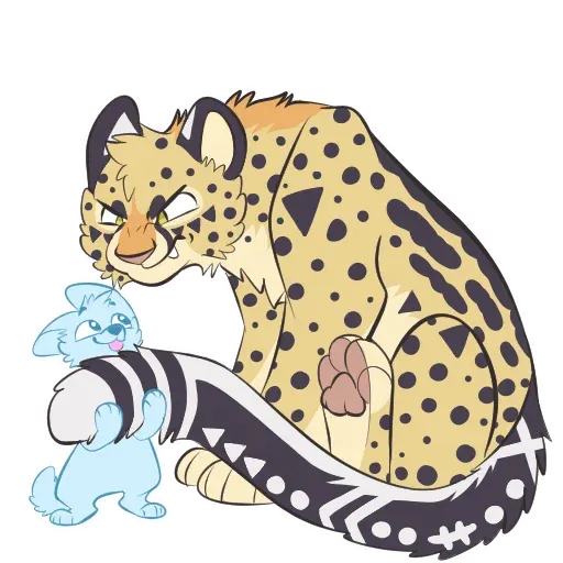 Sage cheetah - Sticker 11