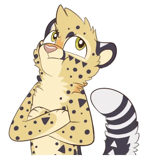 Sage cheetah - Sticker 12