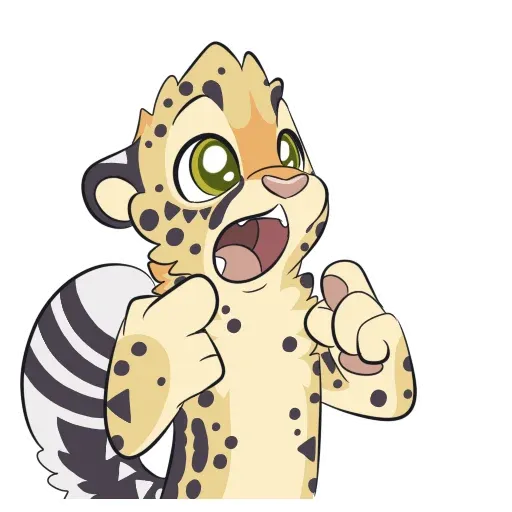 Sage cheetah - Sticker 30