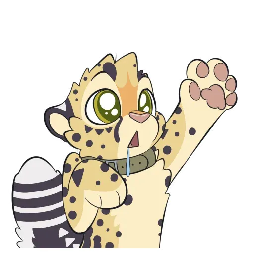 Sage cheetah - Sticker 20