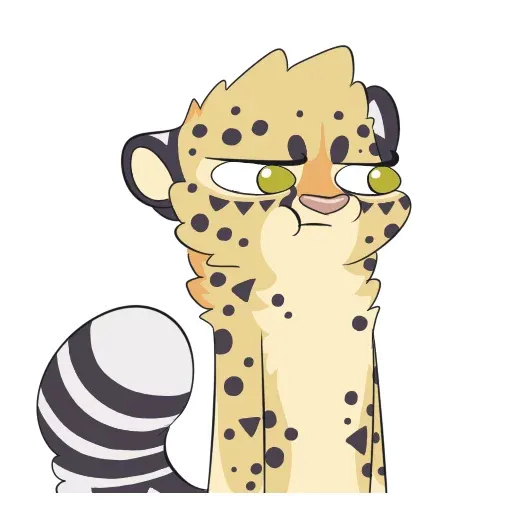 Sage cheetah - Sticker 14