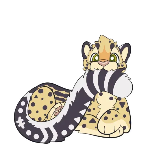 Sage cheetah - Sticker 23