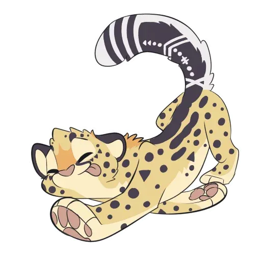 Sage cheetah - Sticker 22