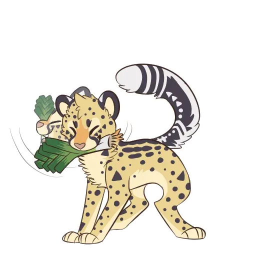 Sage cheetah - Sticker 19