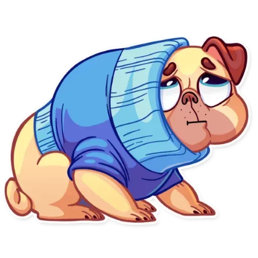 Pugford the Pug - Sticker 25