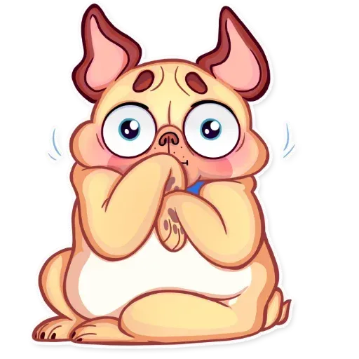Pugford the Pug - Sticker 23