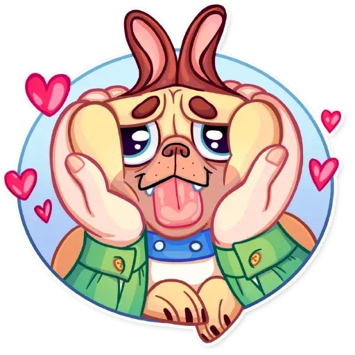 Pugford the Pug - Sticker 15