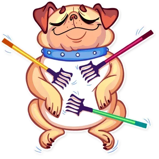 Pugford the Pug - Sticker 20