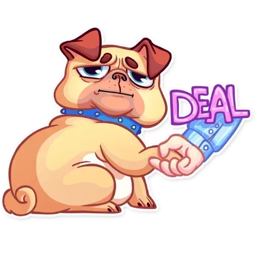 Pugford the Pug - Sticker 17