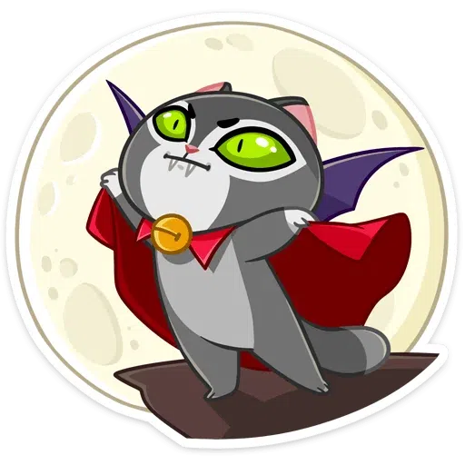 Vamp Cat - Sticker 27