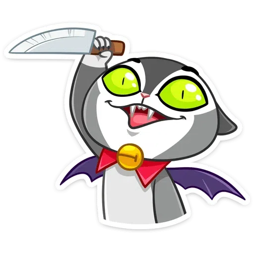 Vamp Cat - Sticker 26