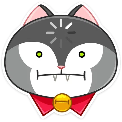 Vamp Cat - Sticker 11