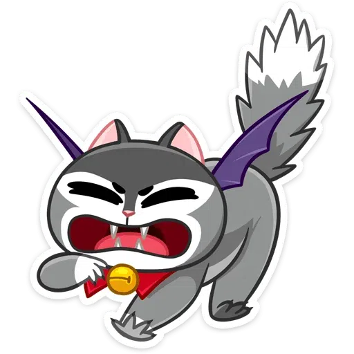 Vamp Cat - Sticker 25