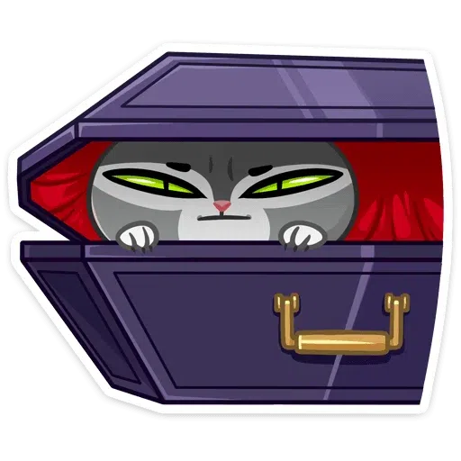 Vamp Cat - Sticker 22